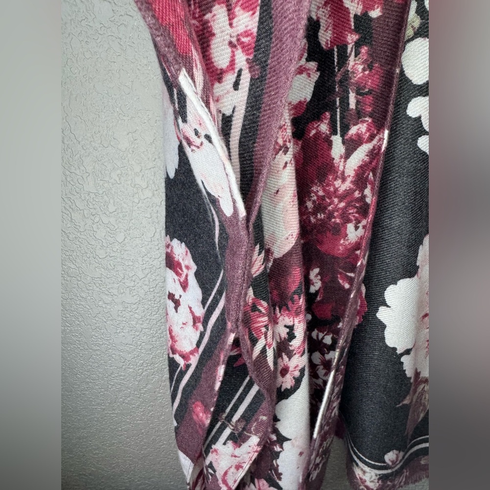 NWT Vince Camuto Oversized Floral Kimono Wrap – Soft Lightweight Ruana OS - Picture 5 of 8